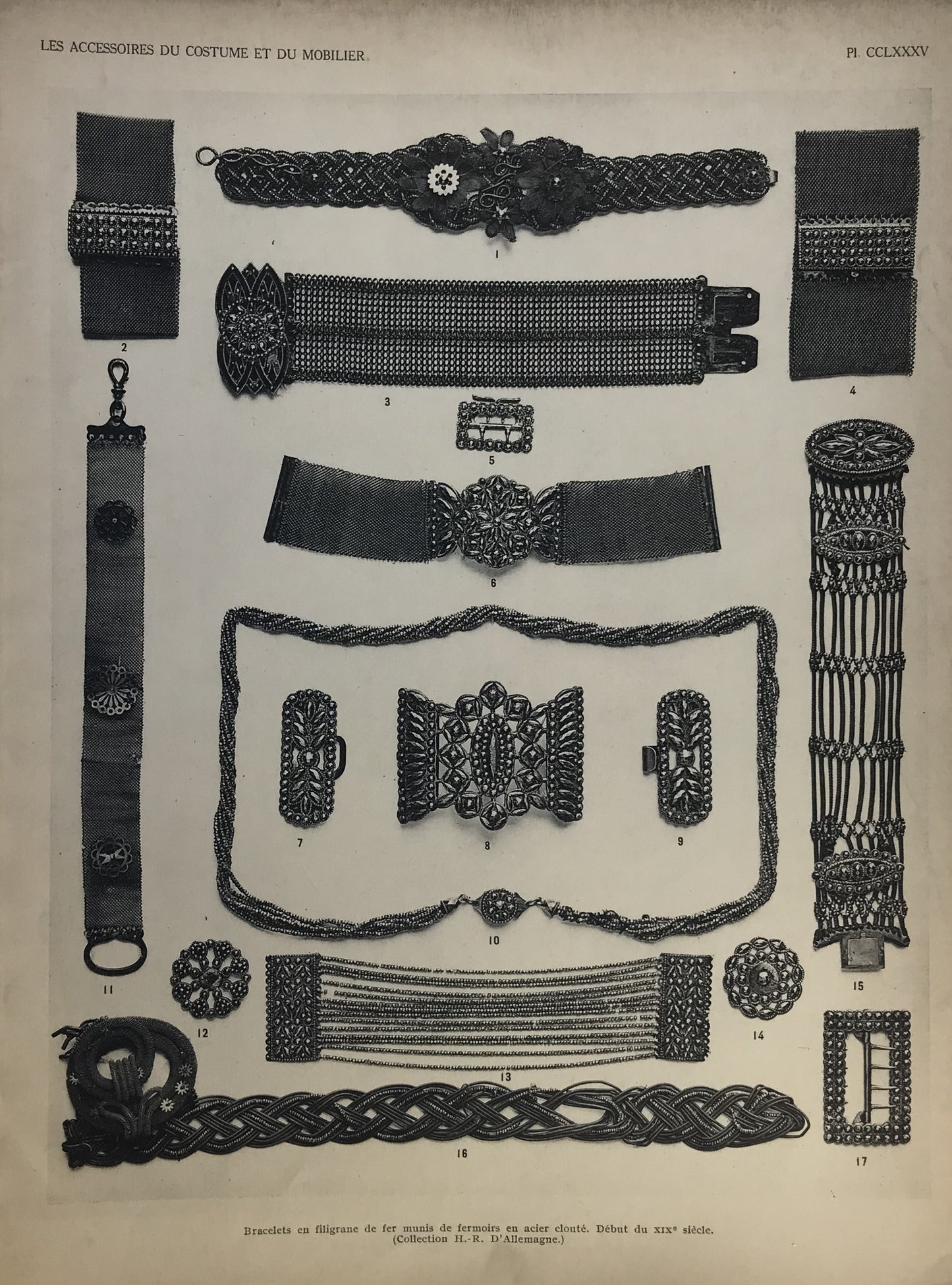 Iconographic Engravings – The Fine Arts (1851) Jewelry Fashion