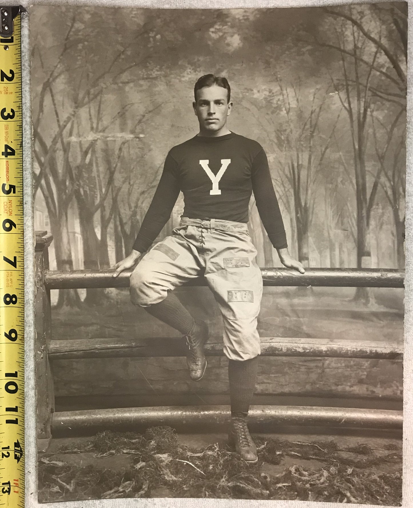 Vintage Yale Athlete Photograph - Early 1900s Sports Memorabilia