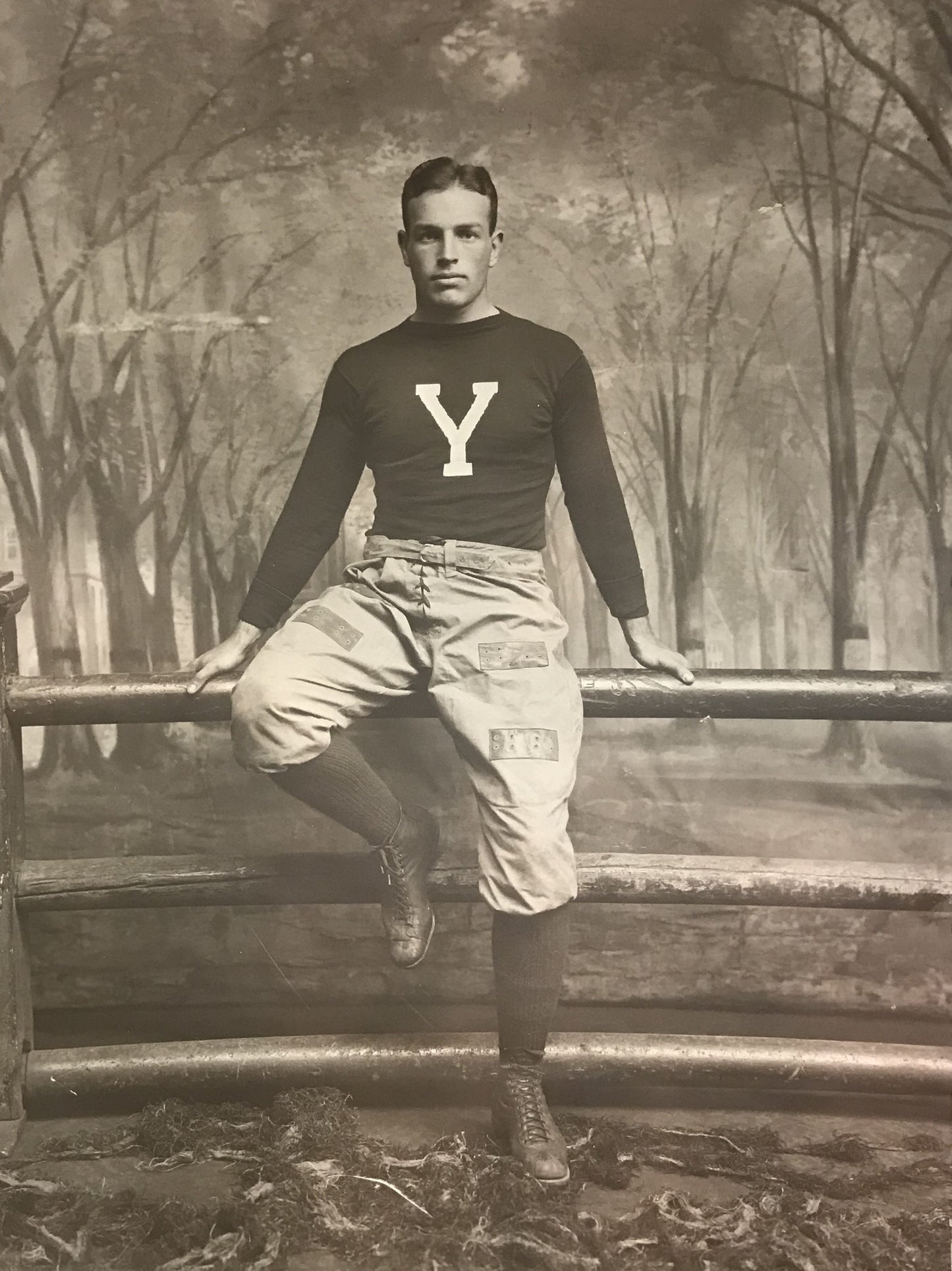 Vintage Yale Athlete Photograph - Early 1900s Sports Memorabilia