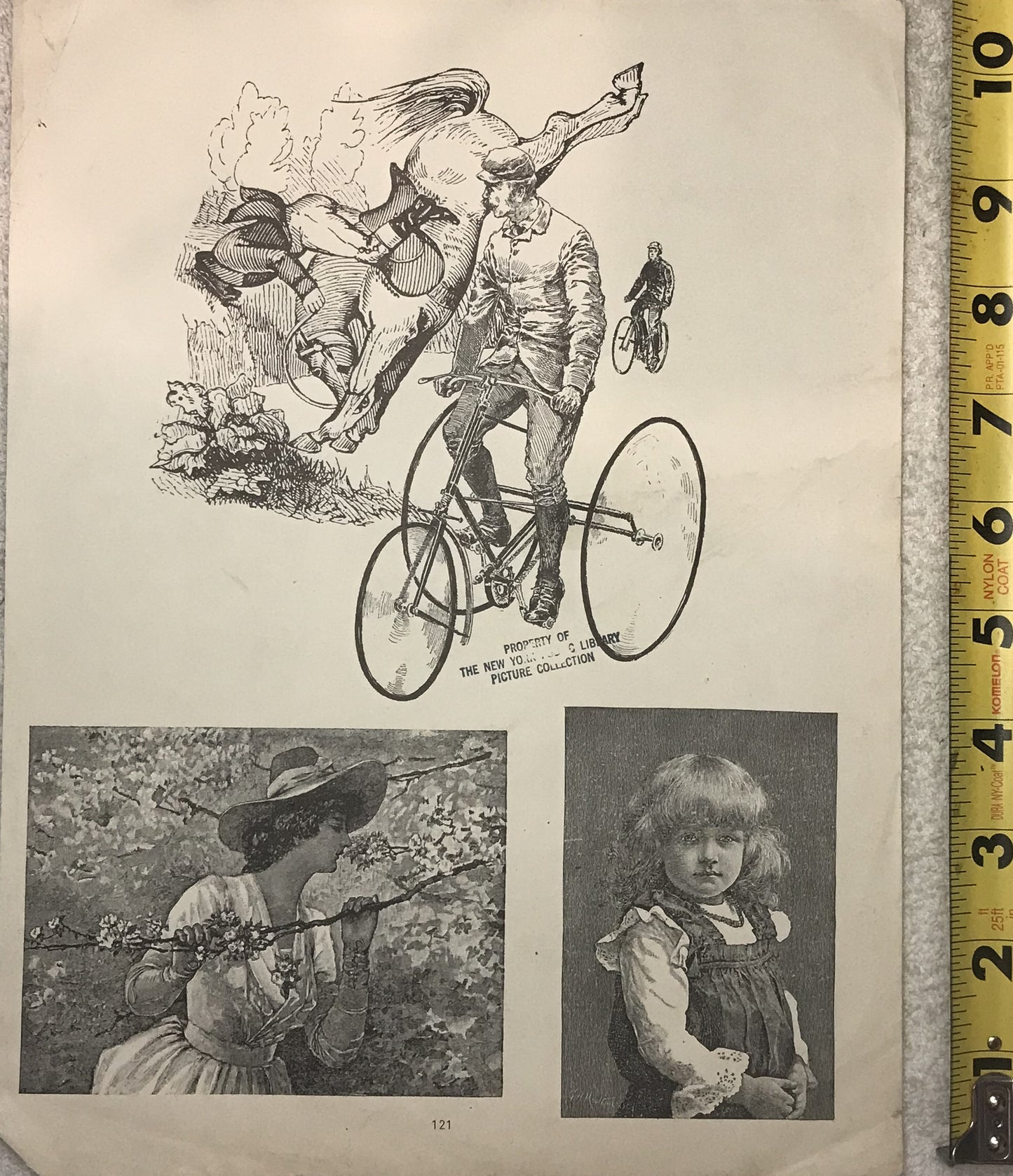 Vintage Western and Bicycle Illustrations - New York Public Library Collection