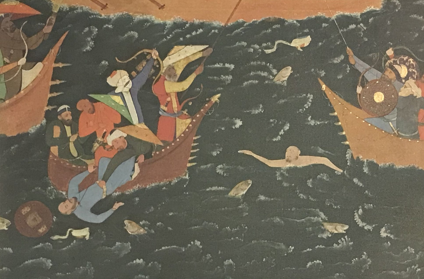 Sea Battle - Detail from Plate 31 (1933)