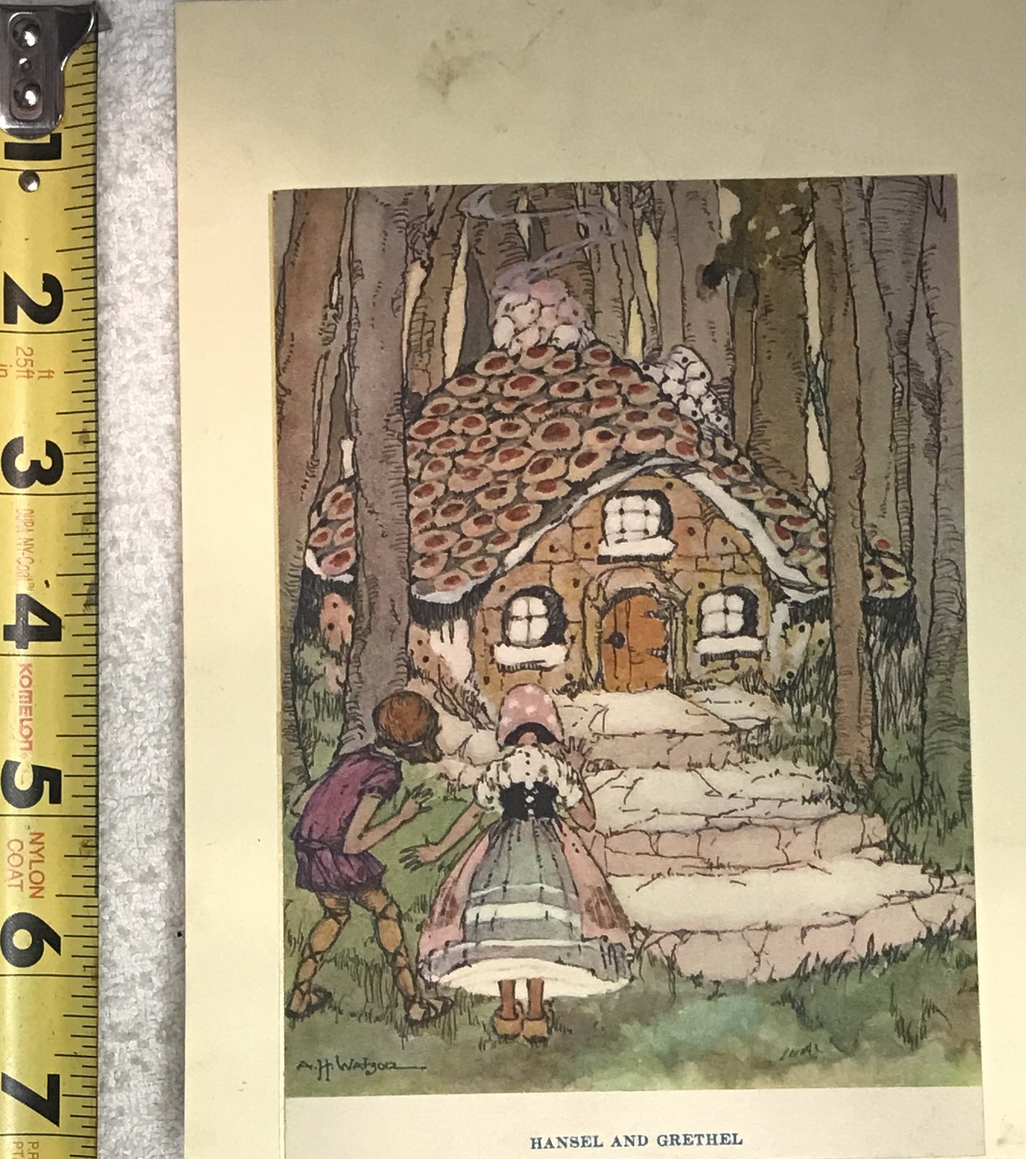 Vintage "Hansel and Gretel" Illustration by A.H. Watson