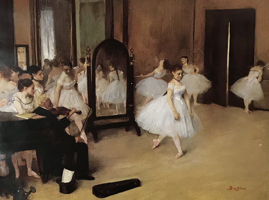 Dance Class by Edgar Degas - Vintage Art Print