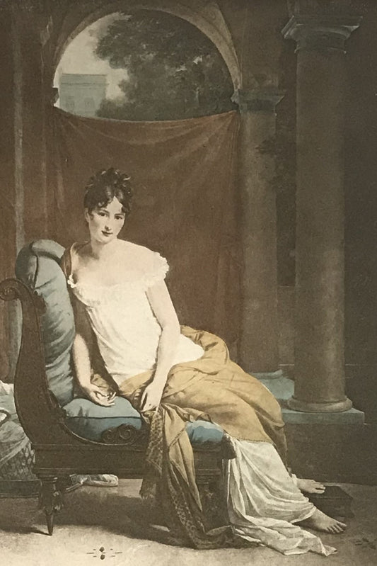 Madame Récamier - Vintage Print by Gérard