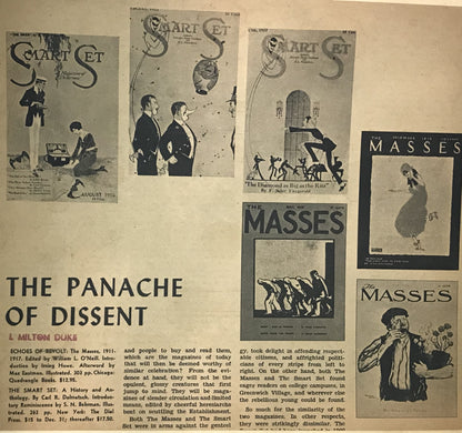 The Panache of Dissent - Vintage Print of Early 20th Century Magazines