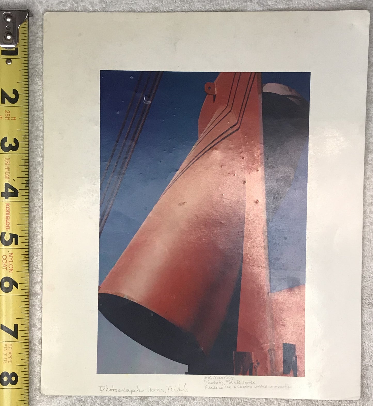 Photograph of Ship Stack – 1930s Maritime Photography by Edwin Rosskam