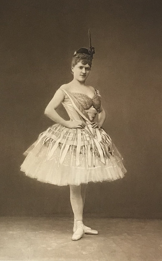 Vintage Photograph of Ballet Dancer (1886)