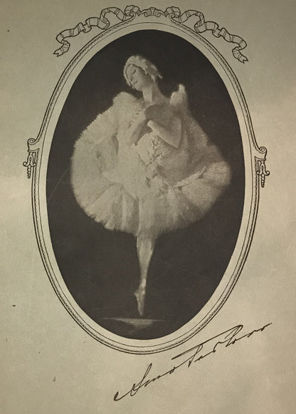 Anna Pavlova Ballet Photograph Print – Early 20th Century