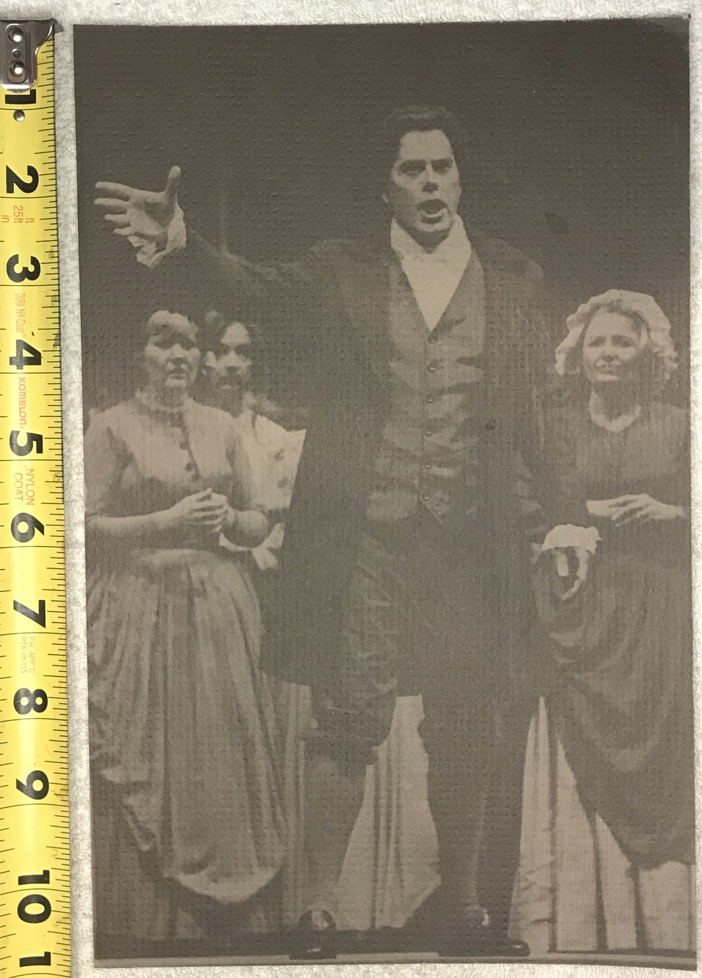 Vintage Theater Performance Photograph – Actor in Period Costume