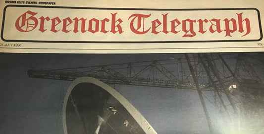 Greenock Telegraph Newspaper – July 25, 1990