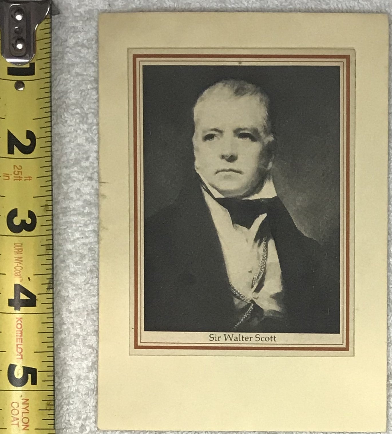 Vintage Portrait of Sir Walter Scott - Classic 20th Century Print