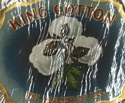 Vintage "King Cotton" Label – The Leader of All