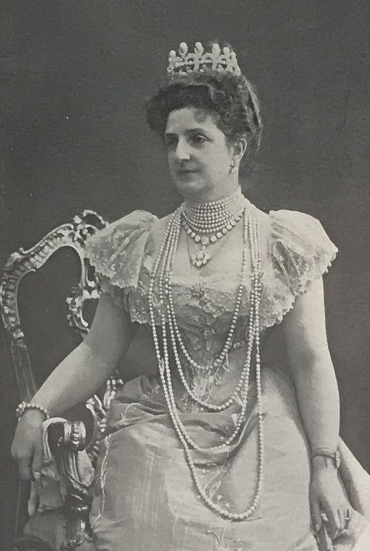 Queen Margherita of Italy Portrait – Photograph by Brogi of Florence