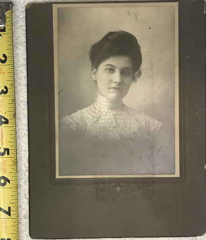 Vintage Edwardian Portrait Photograph of a Woman