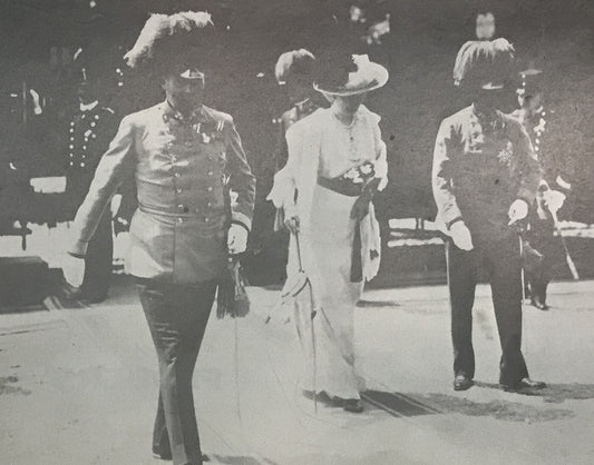 Vintage Royal Procession Photograph – Early 20th Century European Royalty