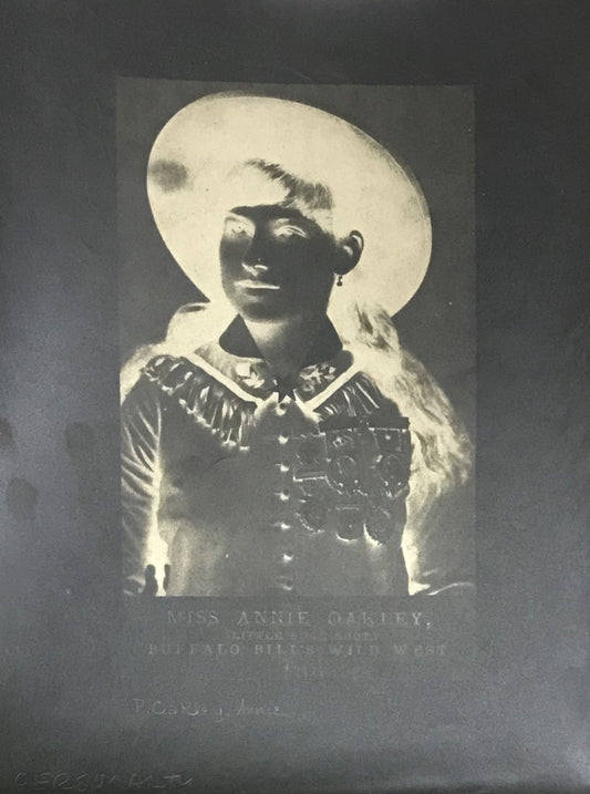 Antique Photograph of Annie Oakley – Buffalo Bill’s Wild West Show