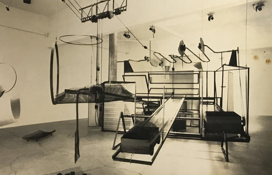 Vintage Photograph of "An Operation for Mining" - Industrial Installation Art from Cranbrook Project