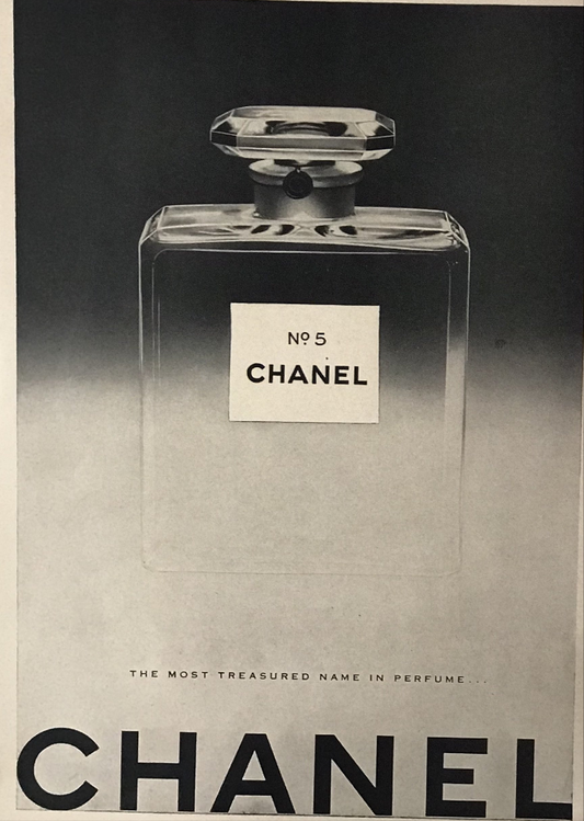 Vintage Chanel No. 5 Perfume Advertisement – Classic Print Ad (1942)