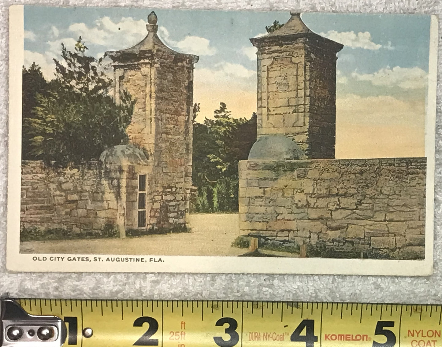 Vintage Post Card Historical architecture, St. Augustine, Florida, U.S. history