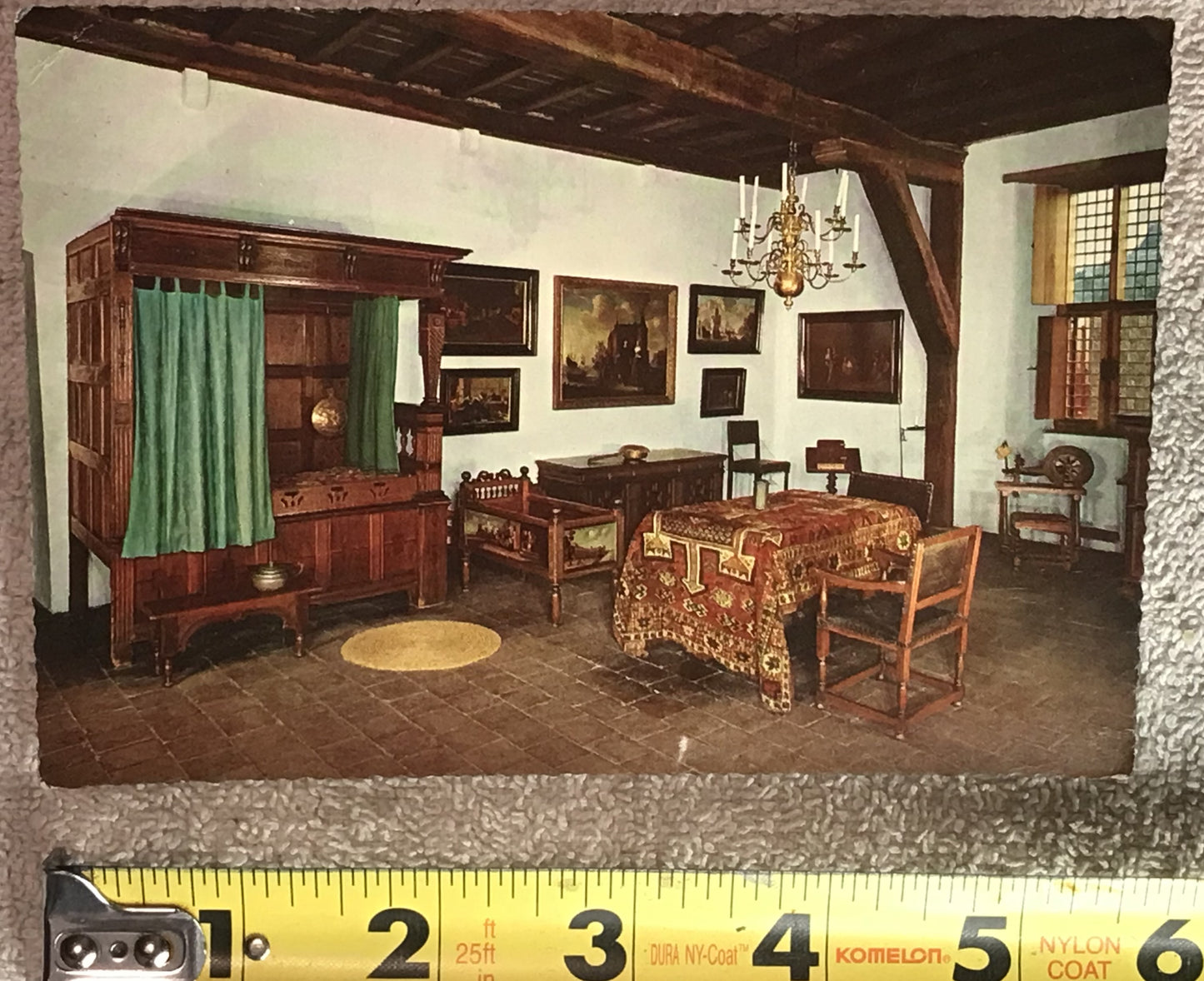 Rijksmuseum Muiderberg Slaapkamer – Holland 1969 Vintage Postcard