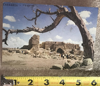 Caesarea, Israel – Ancient Ruins Vintage Postcard (1971)