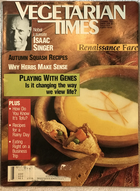 Vegetarian Times October 1988 Magazine