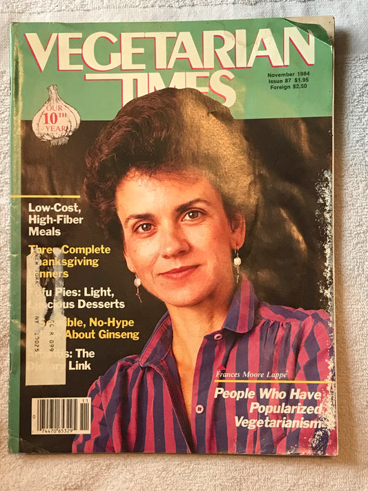 Vegetarian Times November 1984 Magazine