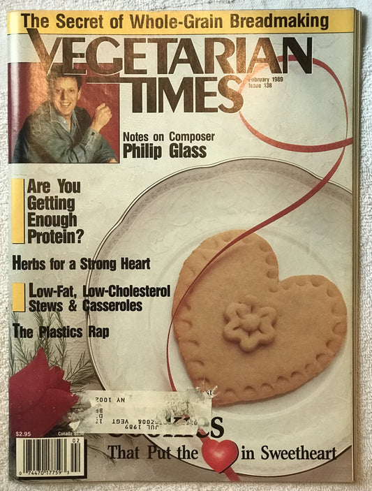 Vegetarian Times February 1989 Magazine