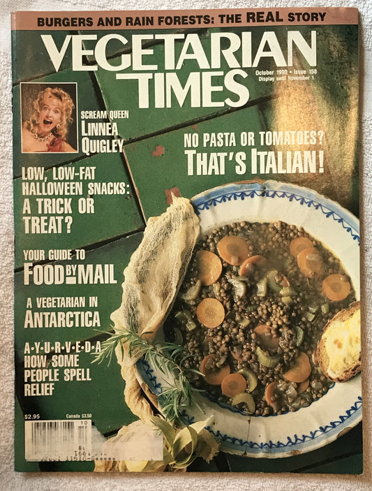 Vegetarian Times October 1990 Magazine