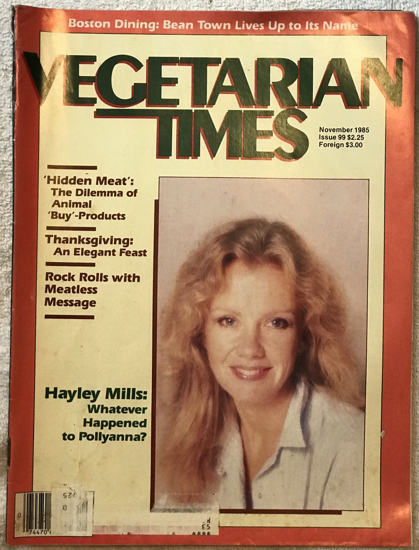 Vegetarian Times November 1985 Magazine