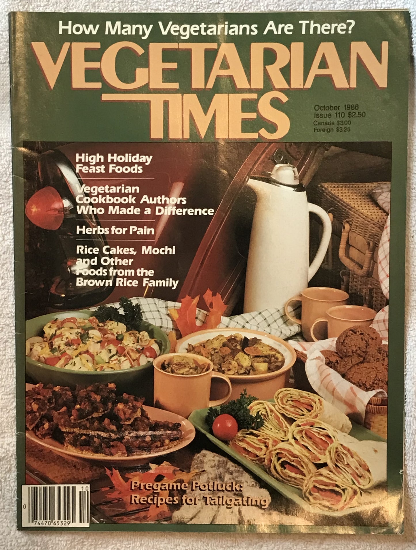 Vegetarian Times October 1986 Magazine