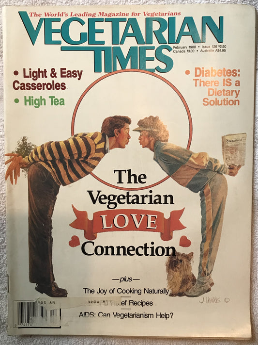 Vegetarian Times February 1988 Magazine