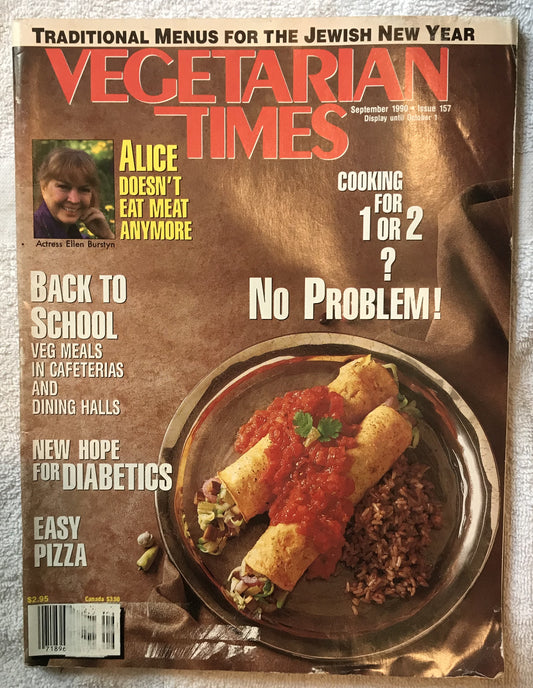 Vegetarian Times September 1990 Magazine