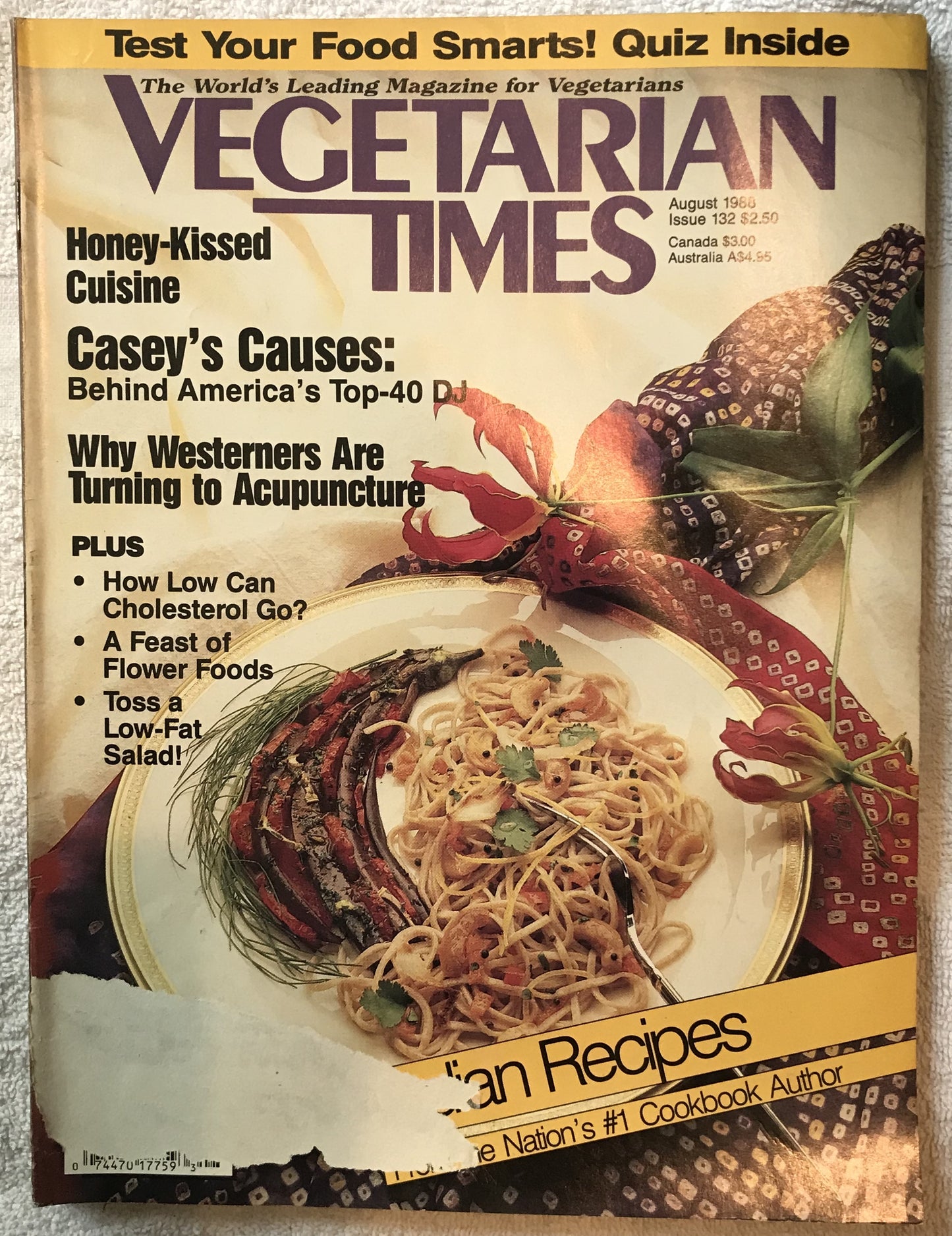 Vegetarian Times August 1988 Magazine