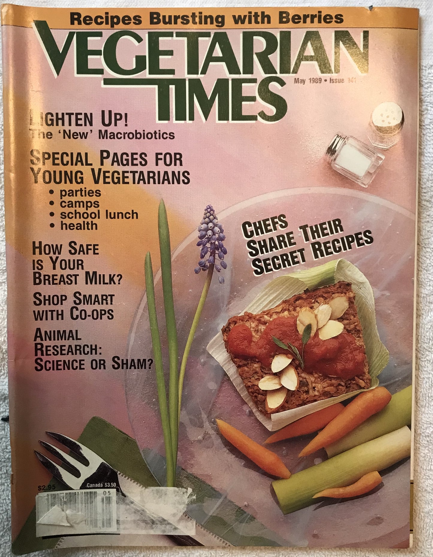 Vegetarian Times May 1989 Magazine