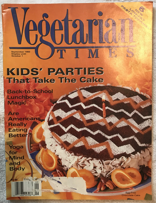 Vegetarian Times September 1993 Magazine