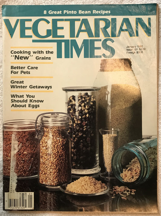 Vegetarian Times January 1986 Magazine