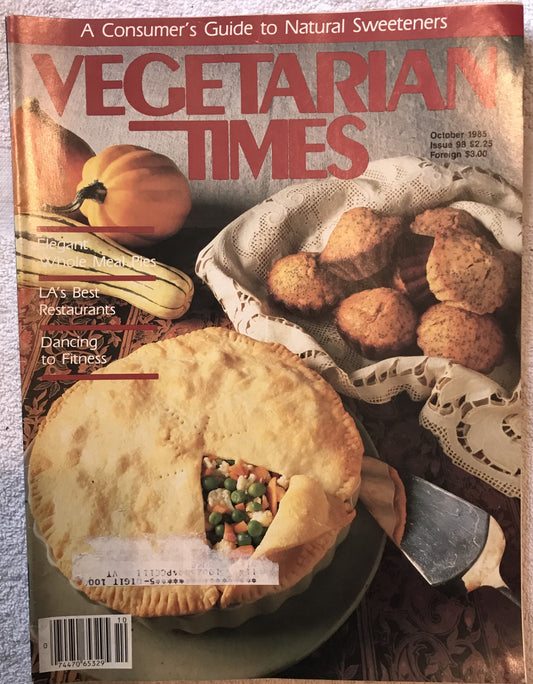 Vegetarian Times October 1985 Magazine