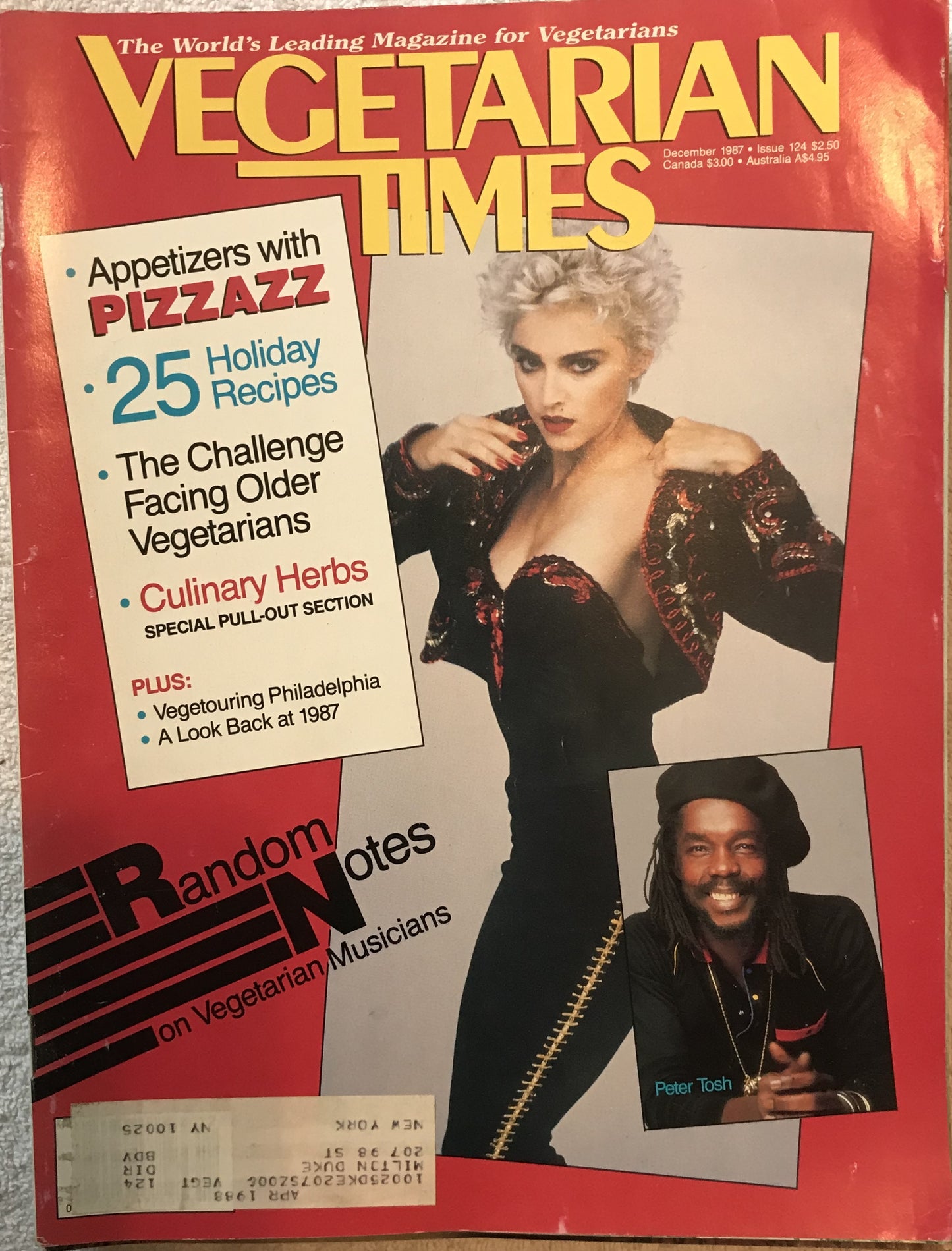 Vegetarian Times December 1987 Magazine