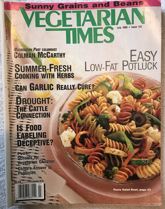 Vegetarian Times July 1987 Magazine