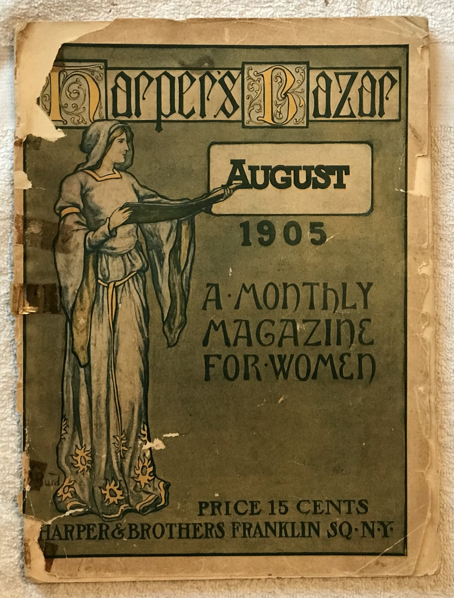 Harper's Bazar – August 1905 Issue: A Monthly Magazine for Women