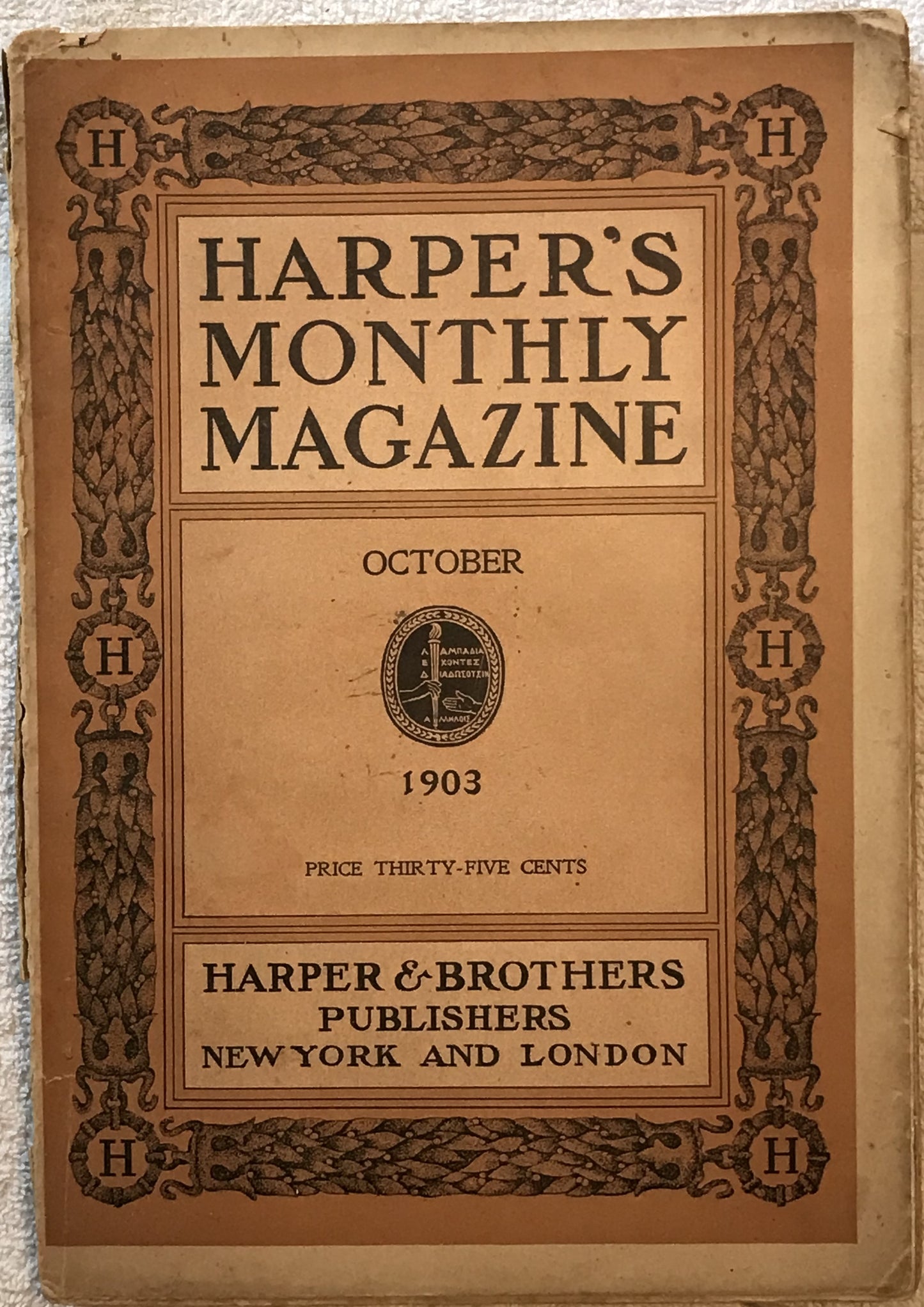 Harper's Monthly Magazine – October 1903 Issue