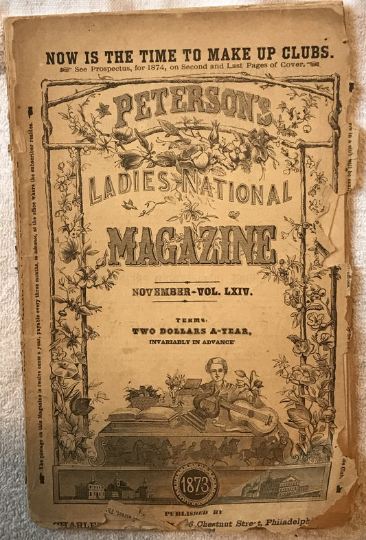 Peterson's Ladies National Magazine – November 1873 Issue