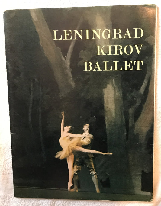 The Kirov Ballet Leningrad Kirov Ballet play program