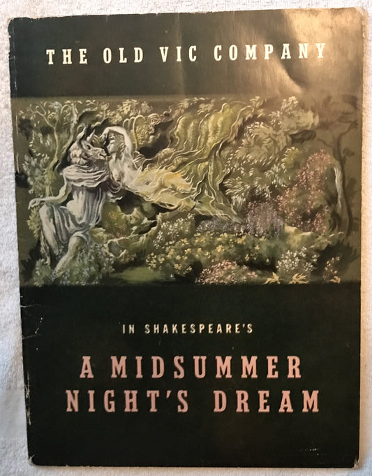 Old Vic Company – A Midsummer Night’s Dream Play Program