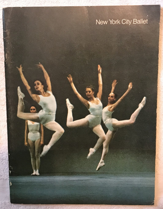 New York City Ballet Program – Vintage Ballet Playbill