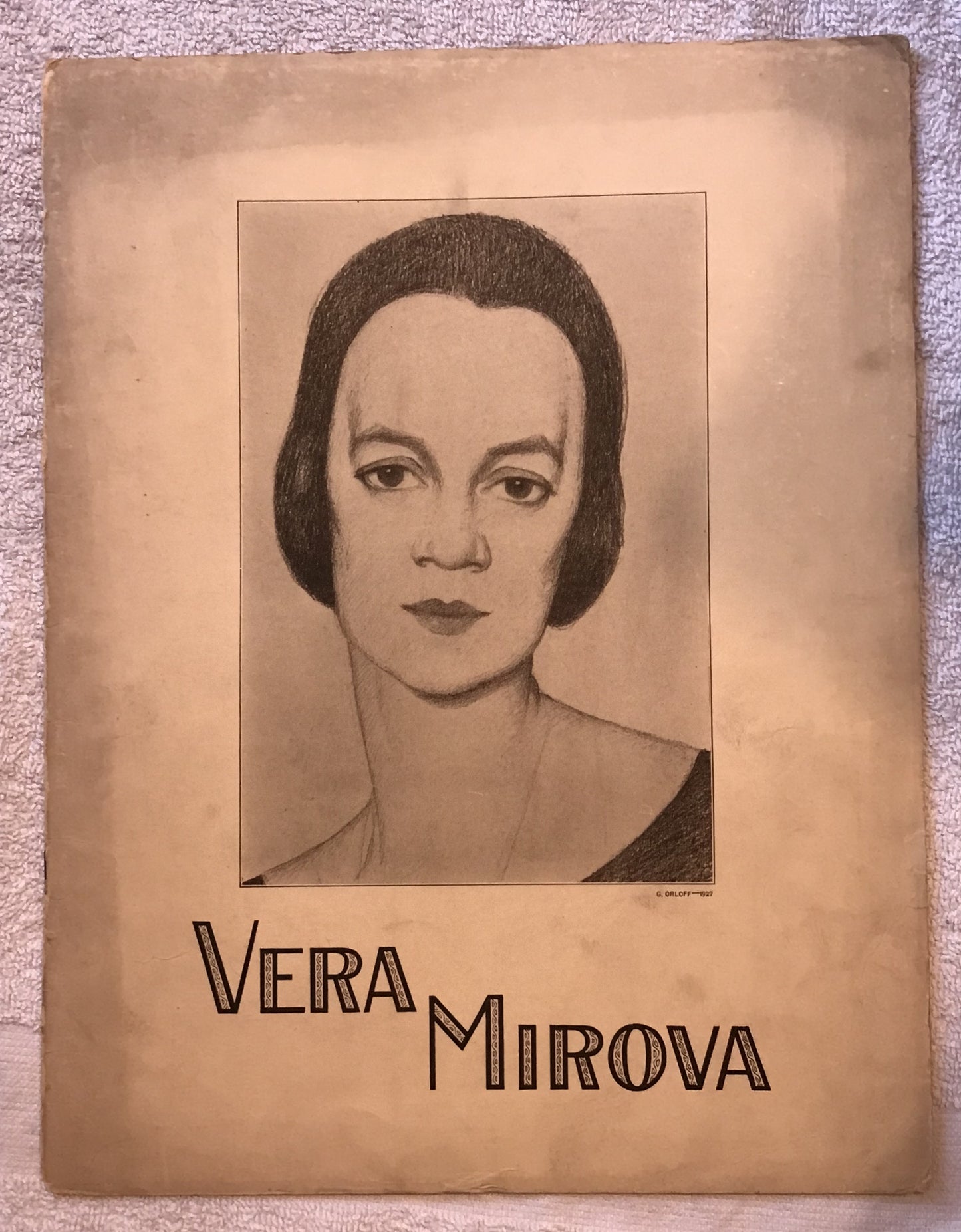 Vera Mirova Program – Vintage Dance/Ballet Memorabilia