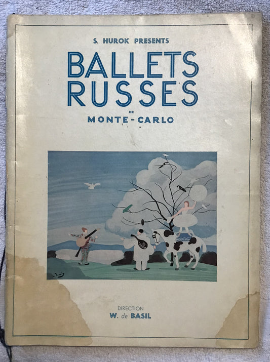 Ballets Russes de Monte Carlo Program – S. Hurok Presents (Direction: W. de Basil)