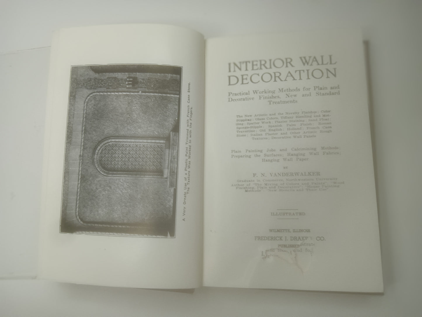 "Interior Wall Decoration" by F. N. Vanderwalker