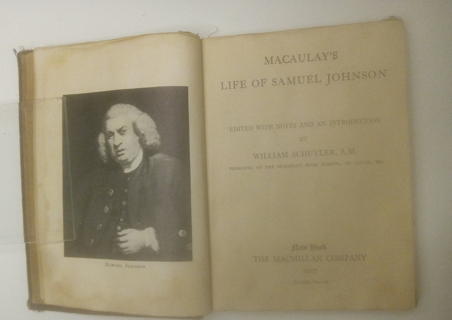 "Life of Johnson and Other Works" by Macauley